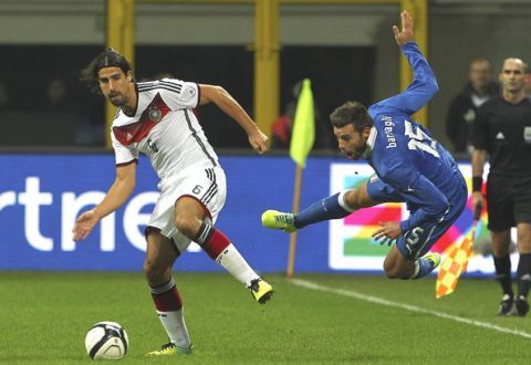 Сборная Германии по футболу разгромила команду Италии в товарищеской игре