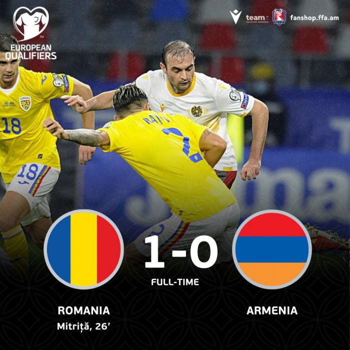 Armenia to face Romania in FIFA World Cup qualifier – Public Radio of  Armenia