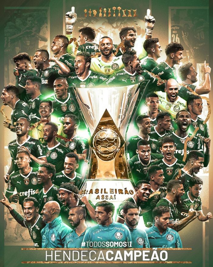 Palmeiras win Brazilian league title - Taipei Times