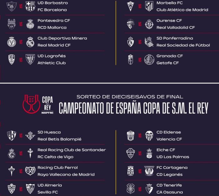 Кубок Испании: Определились пары 1/16 финала | NEWS.am Sport - Все о спорте