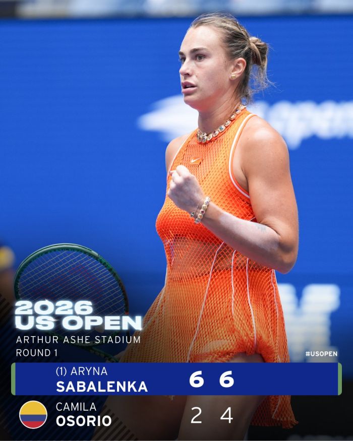 US Open. Աշխարհի առաջին ռակետի հաղթական մեկնարկը